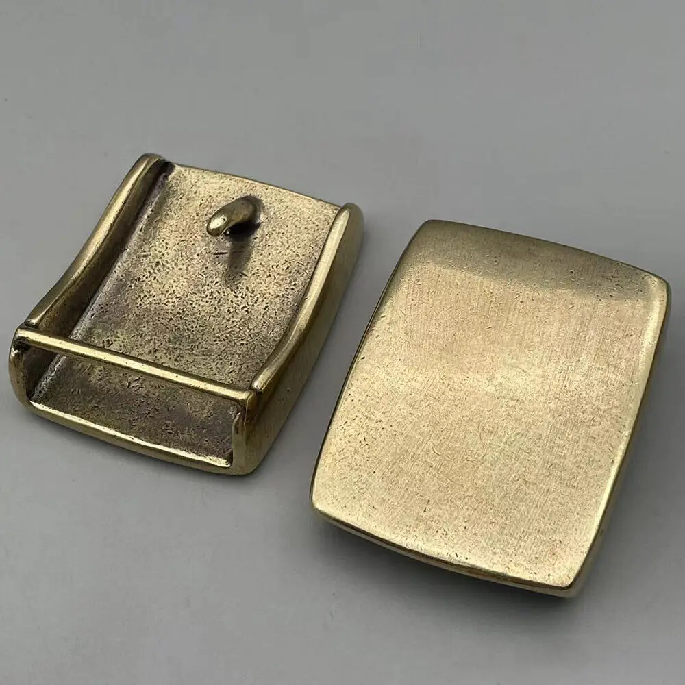 Медная пряжка для ремня в стиле ретро - Фотография_2