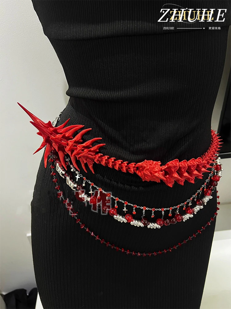 Цепочка на талию из кости позвоночника