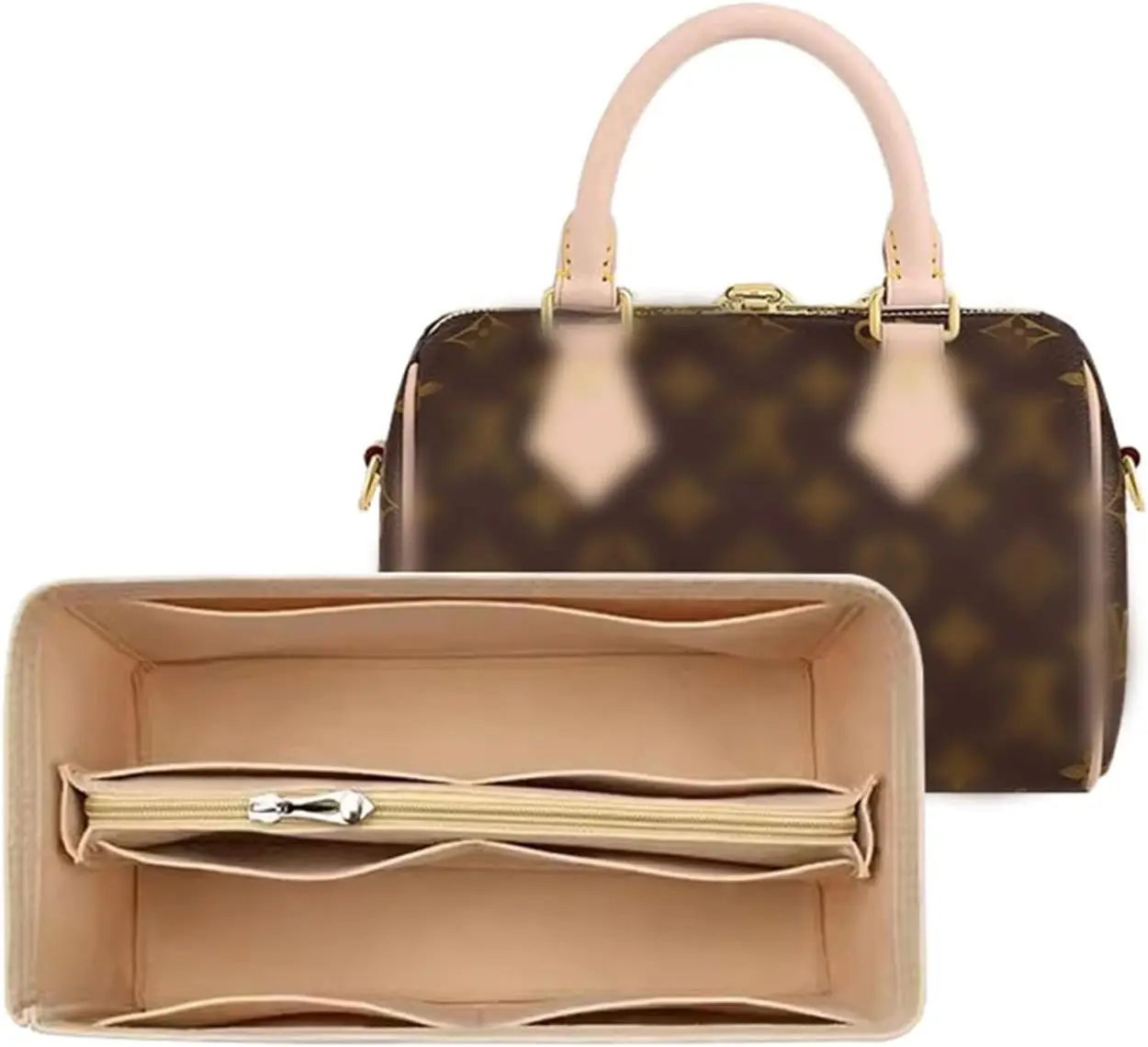 Фетровая вставка-органайзер для сумки lv neverfull pm