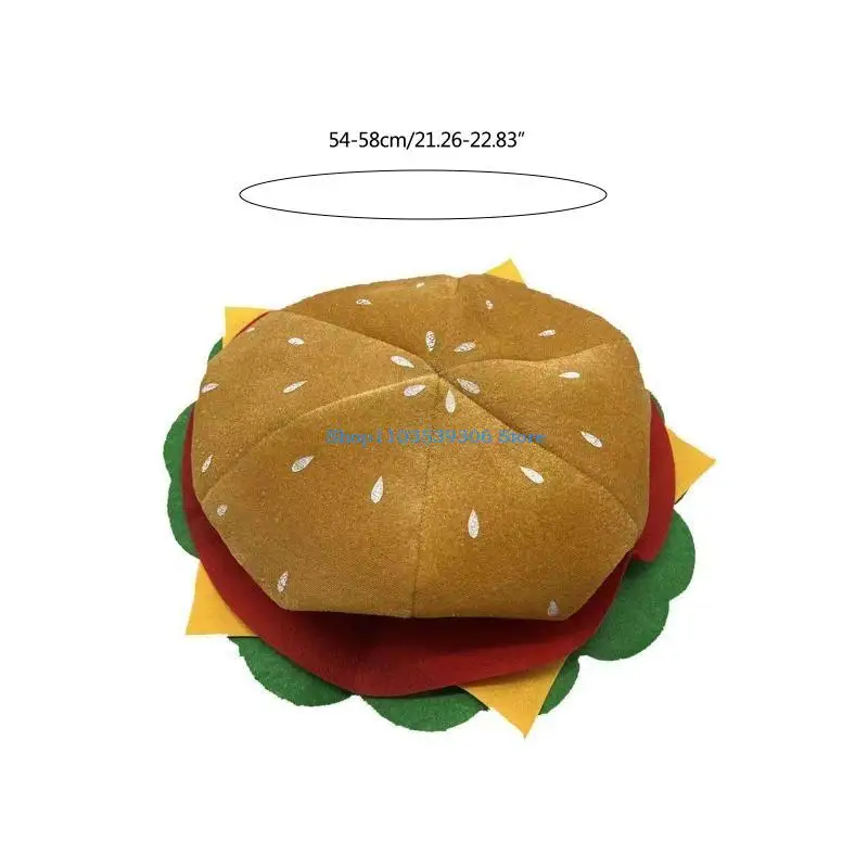 400a шляпа в форме гамбургера с героями мультфильмов - Фотография_6