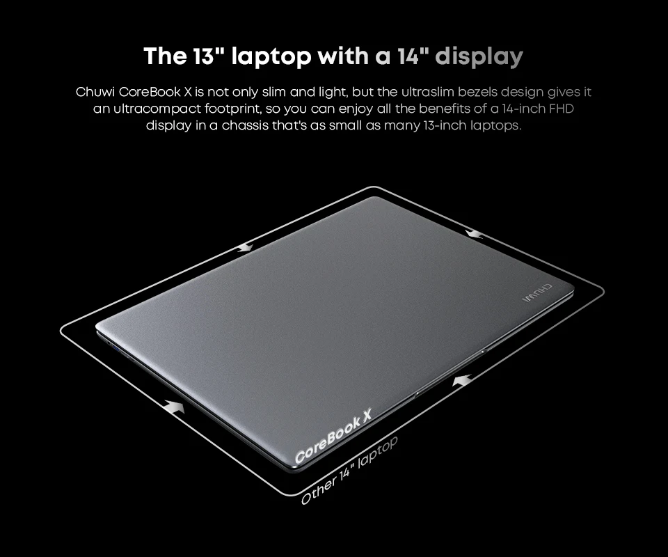 Ноутбук chuwi corebook x для игр intel core i3-1215u - Фотография_2