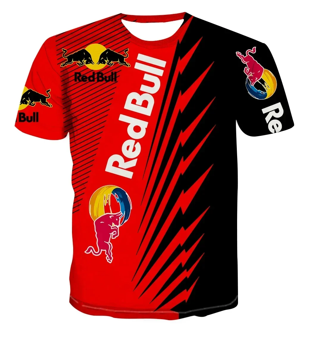Новая футболка с 3d принтом red bull - Фотография_4