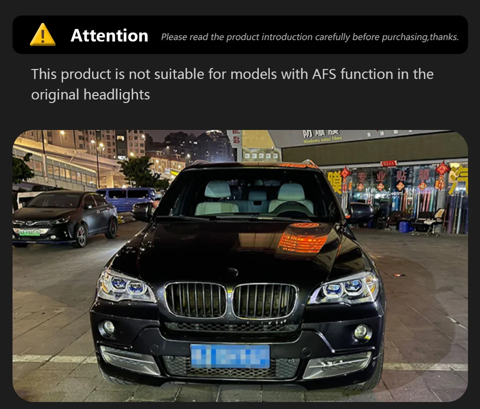 Для 2007-2013 bmw x5 фара в сборе - Фотография_3