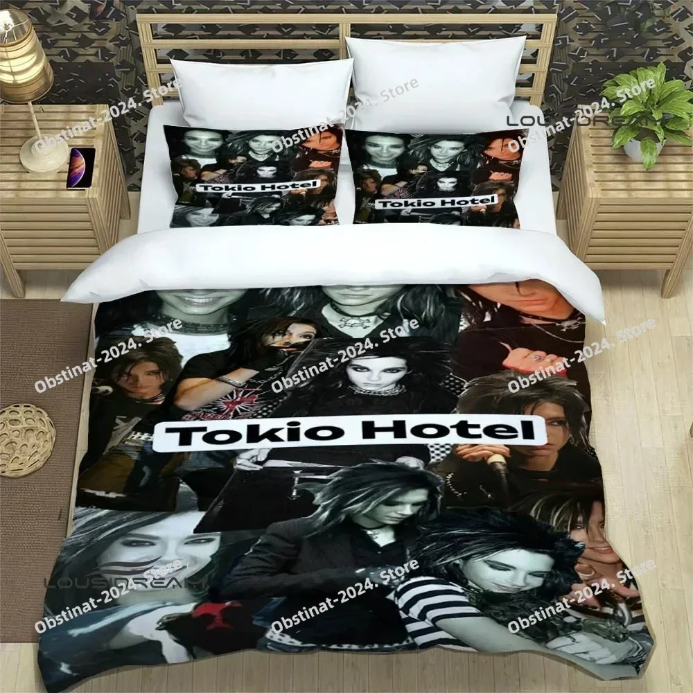 Комплект постельного белья с 3d принтом tokio hotel - Фотография_2