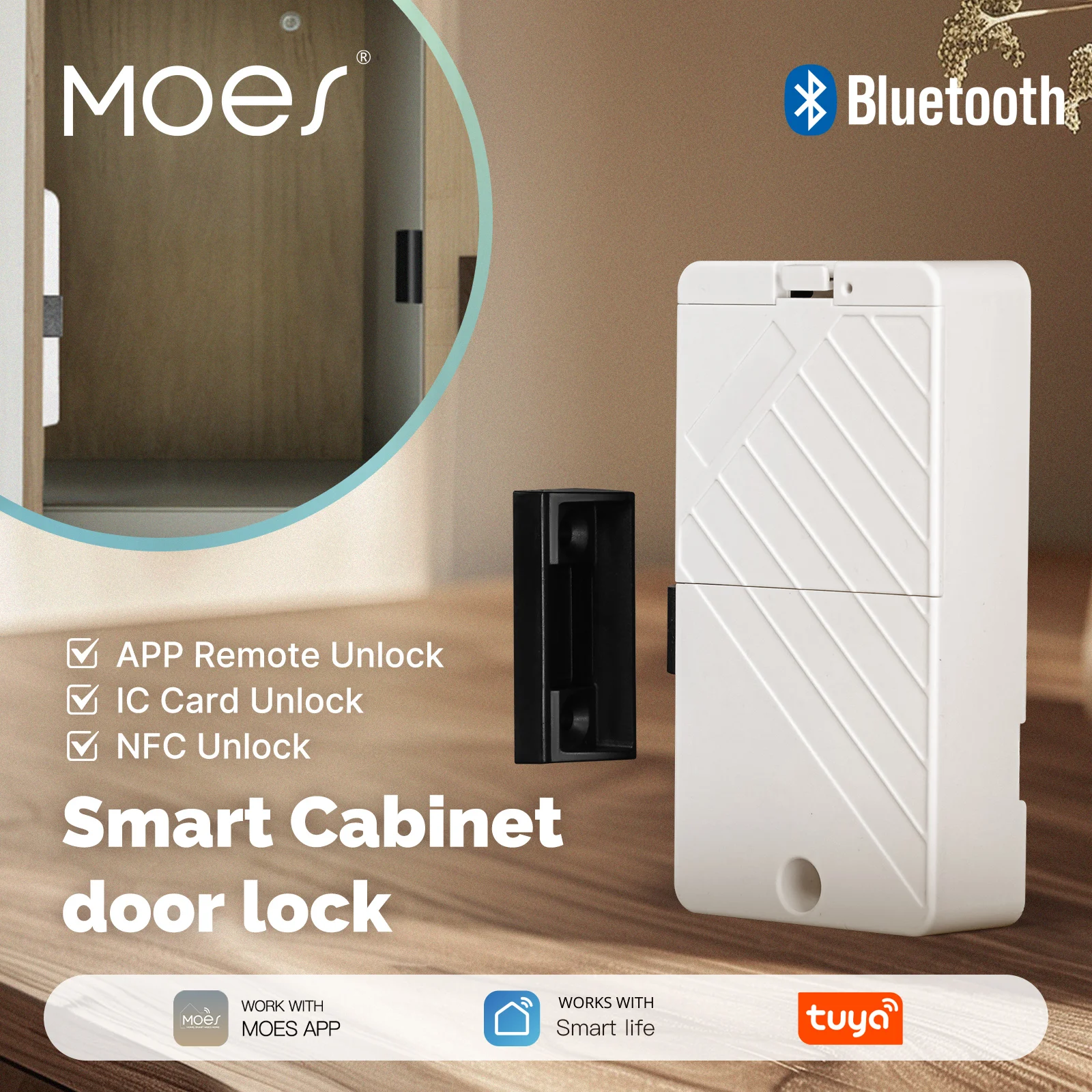 Moes tuya умный bluetooth замок