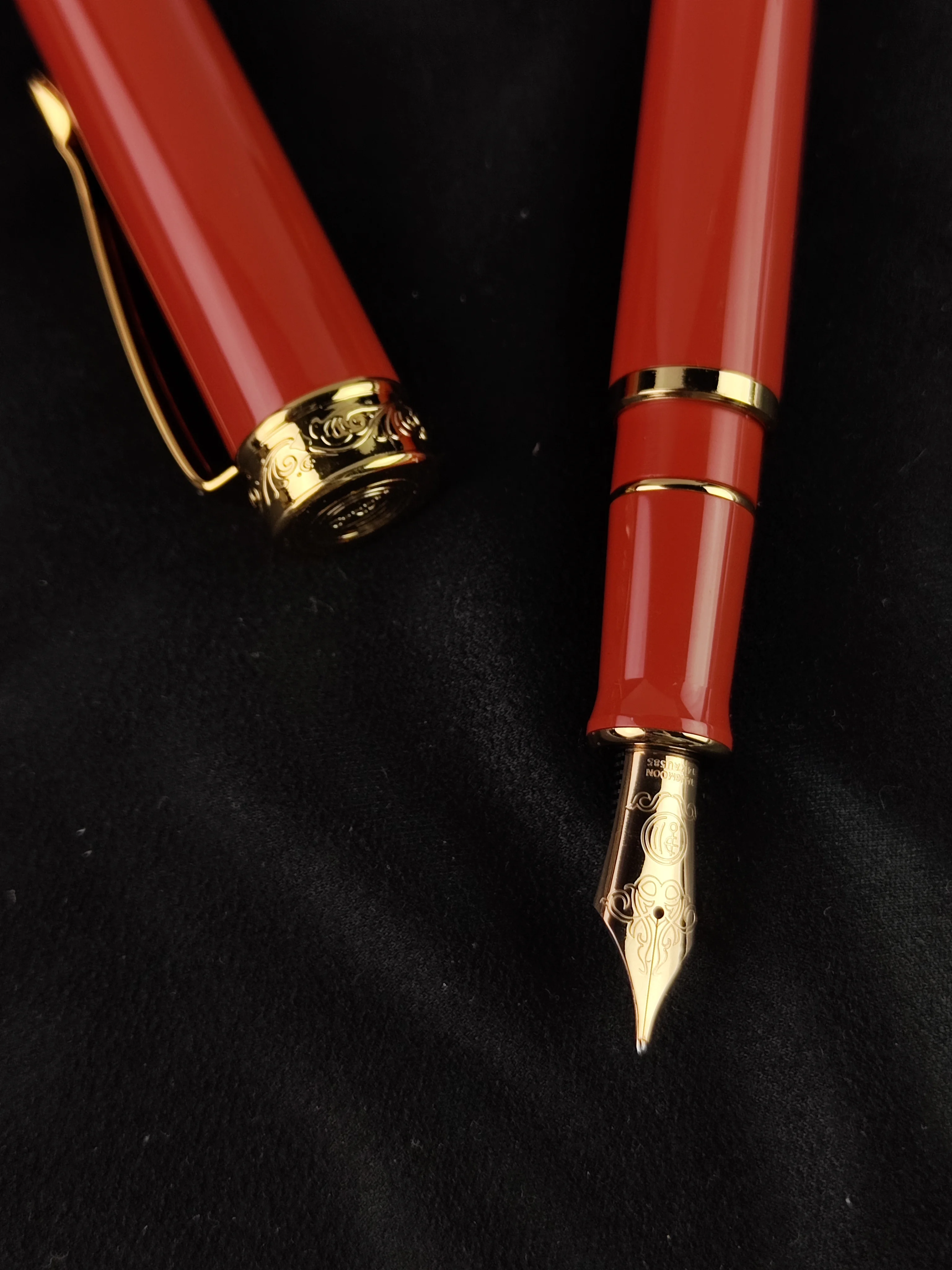 Tanyue 14k no.6 золотые перьевые ручки и наконечник для офиса и школы - Фотография_5