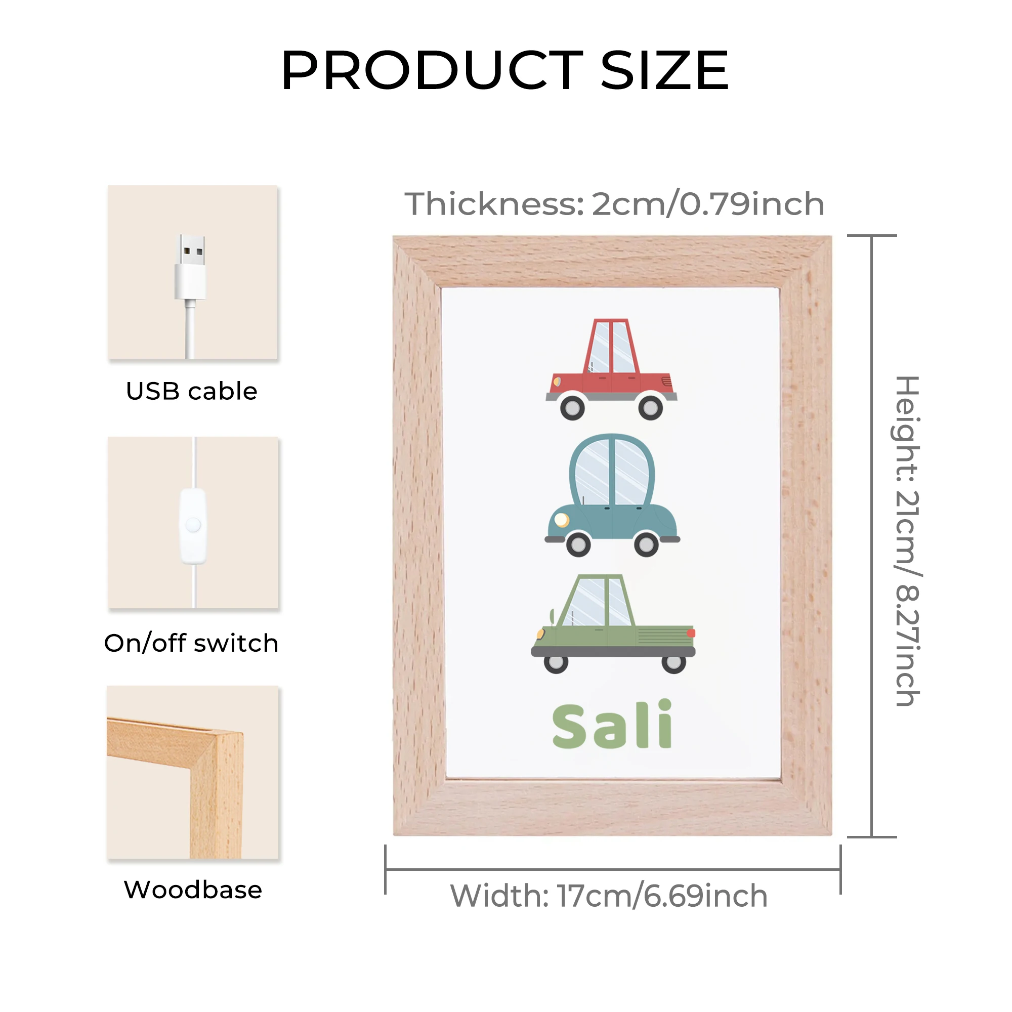 2d плоское имя автомобиля светодиодный - Фотография_6