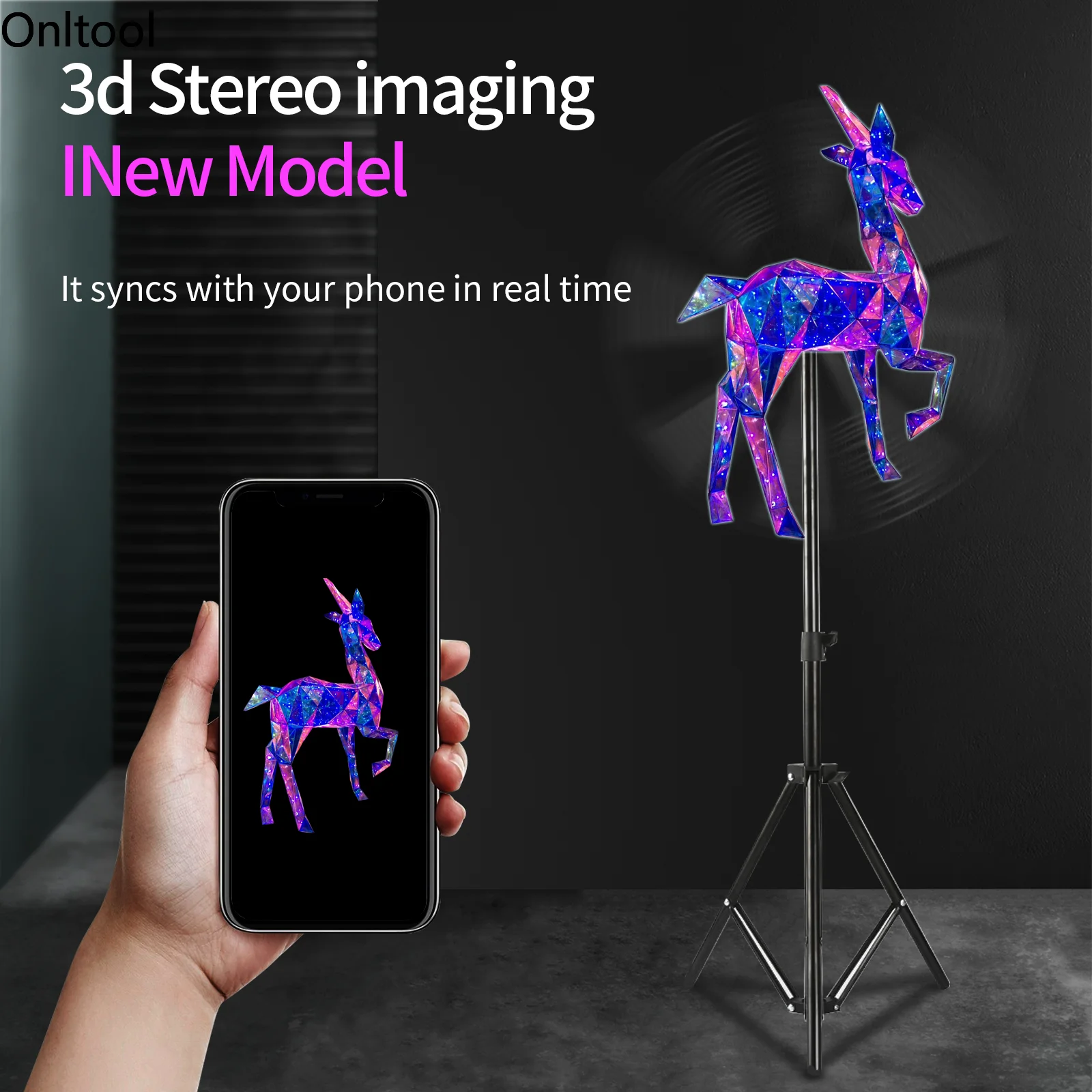 12-100 см 3d веер голограмма проектор - Фотография_2
