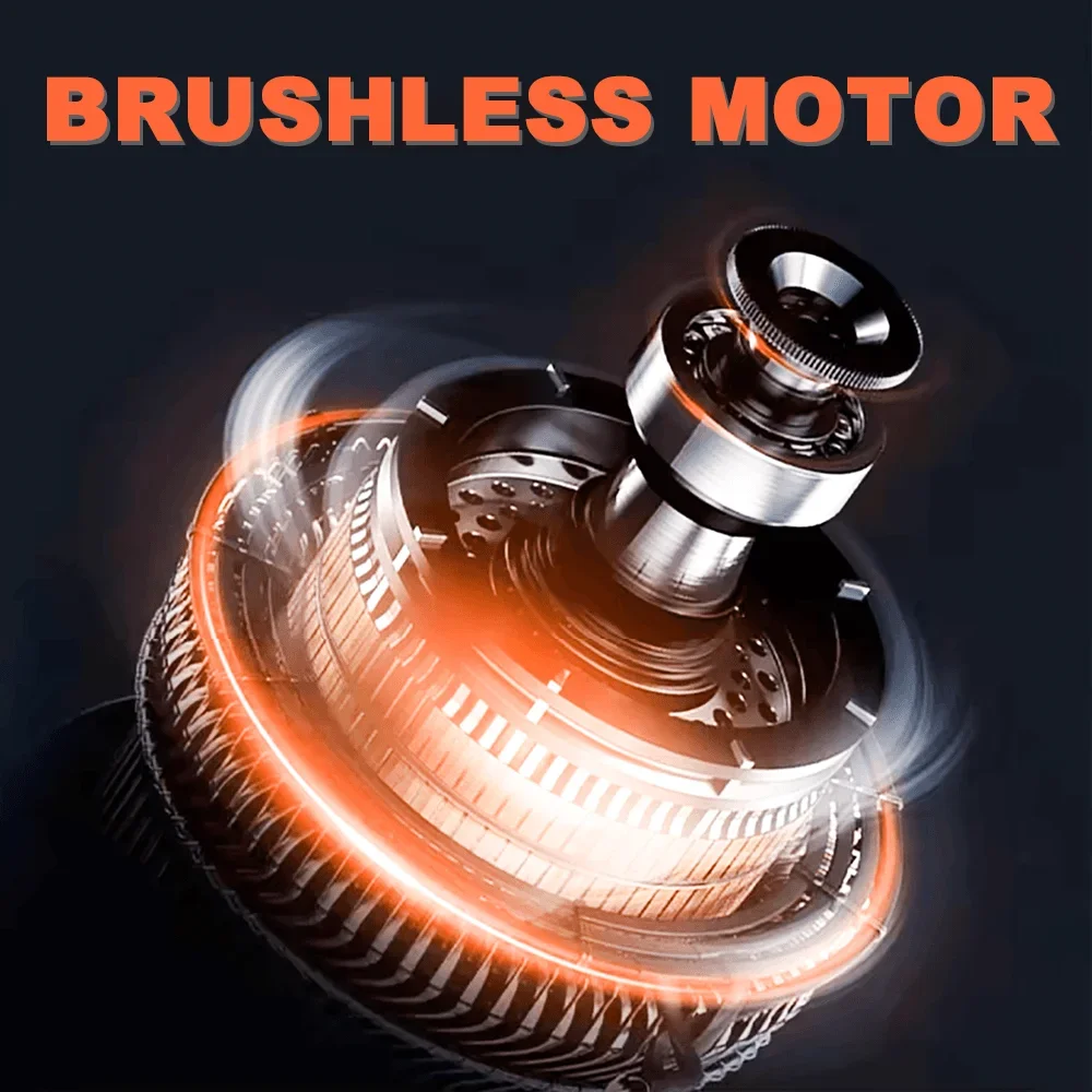 Patuopro 6-ступенчатый бесщеточный электрический вентилятор 2 в 1 - Фотография_2