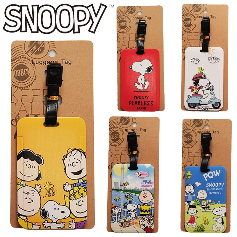 Snoopy модные багажные бирки модные