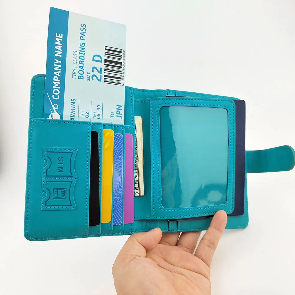 Индивидуальный кожаный держатель для паспорта премиум-класса - Фотография_4