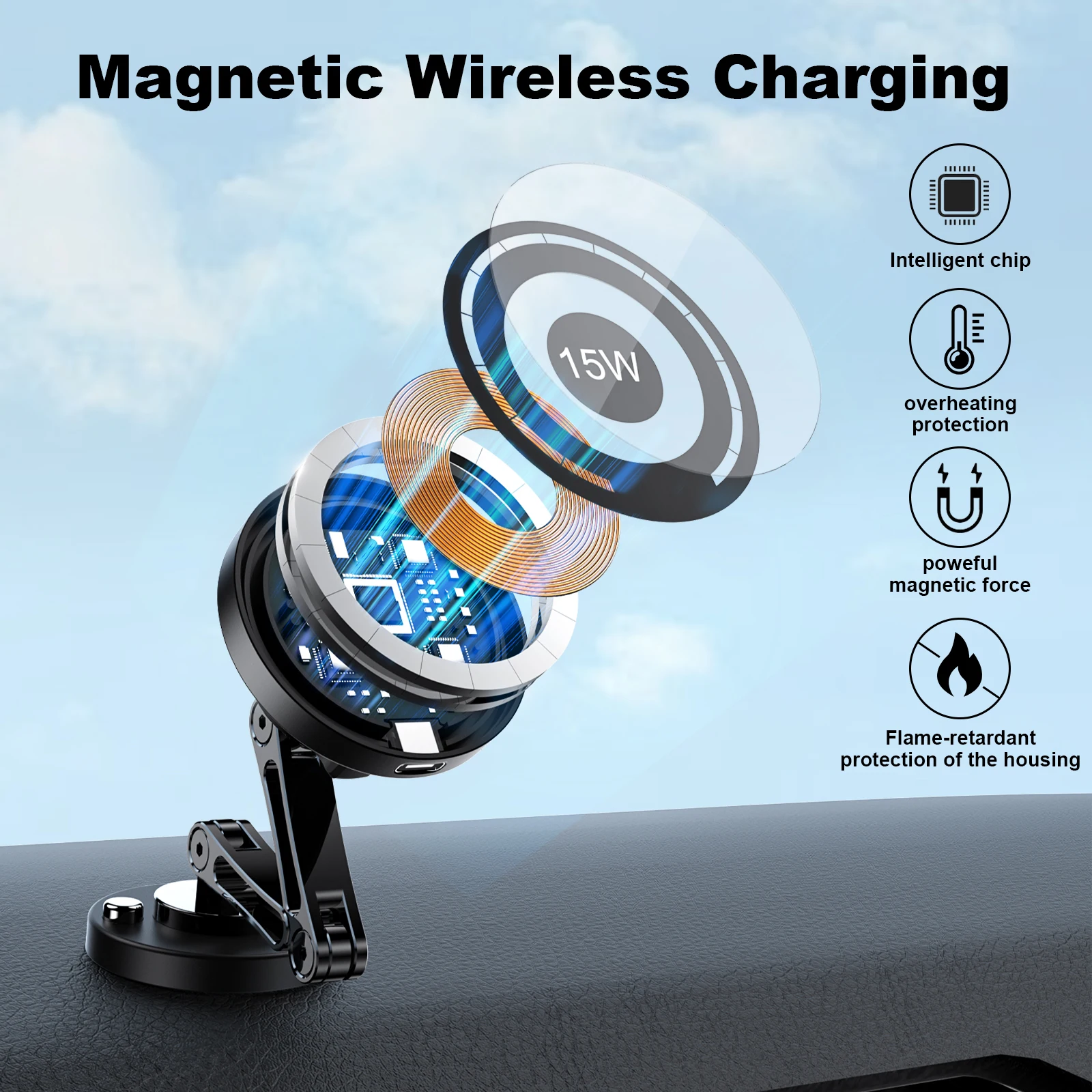 Магнитный автомобильный держатель