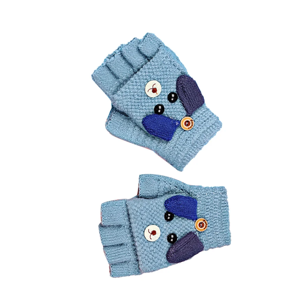 1 пара теплых детских перчаток на флисовой подкладке - Фотография_5