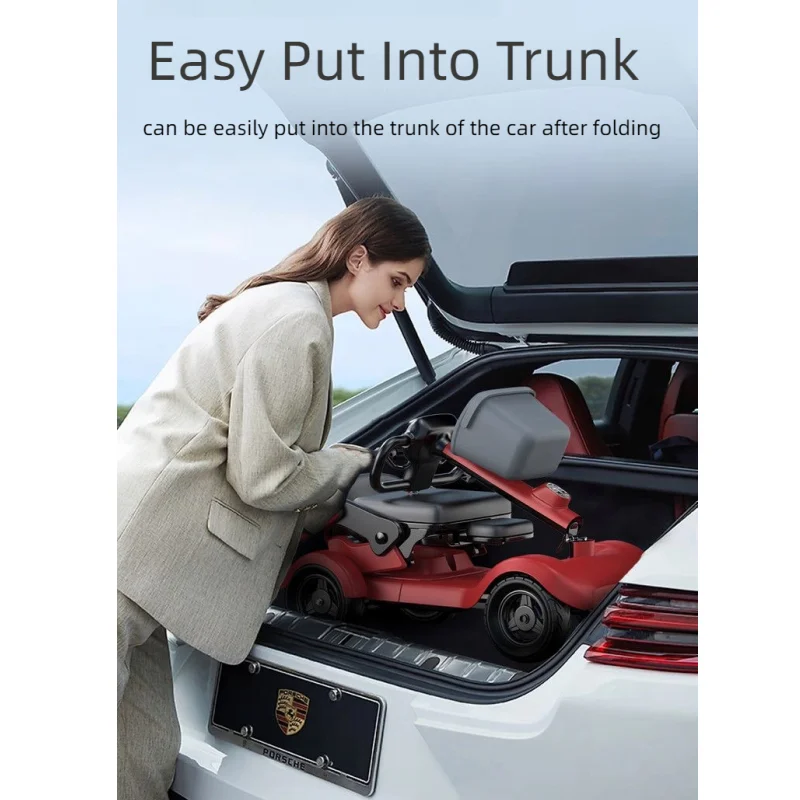 Предварительно собранный четырехколесный мобильный скутер - Фотография_5