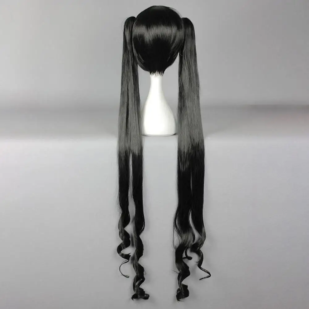 Hair wigs for women 39" black - Фотография_5