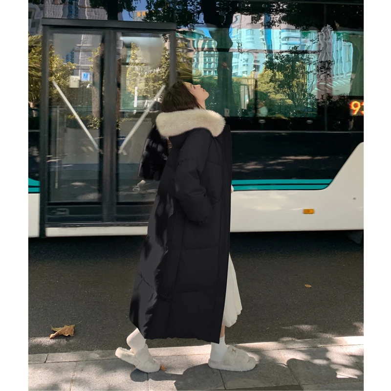 Зимняя женская розовая стеганая куртка - Фотография_6