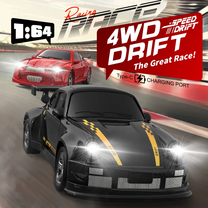 Новый kf20 1:64 drift rc car четырехколесный - Фотография_3