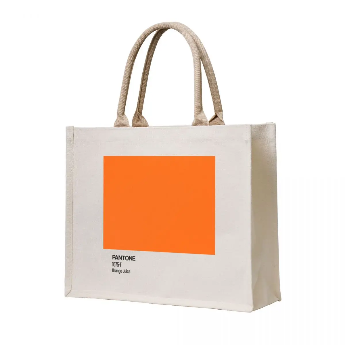 Pantone - orange juice tote bag