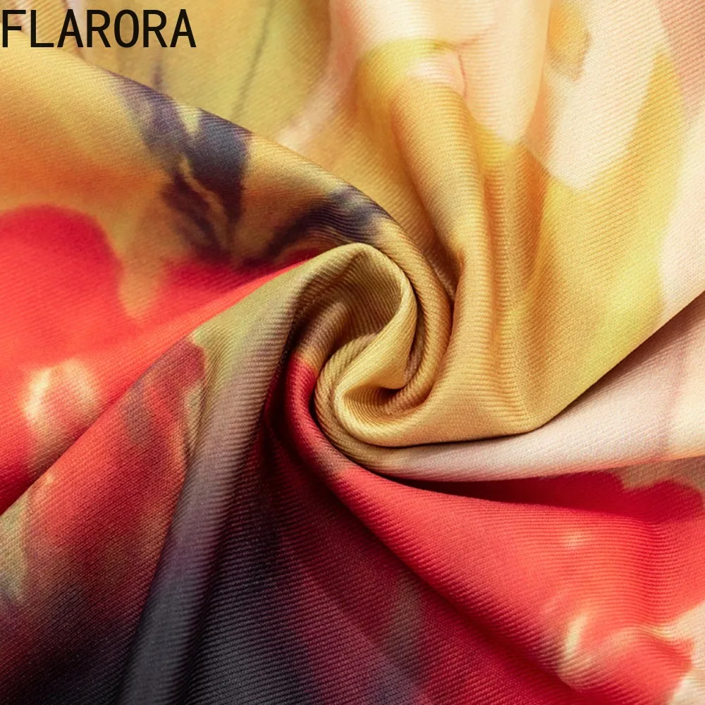 Flarora винтажные облегающие комбинезоны с ярким принтом - Фотография_6