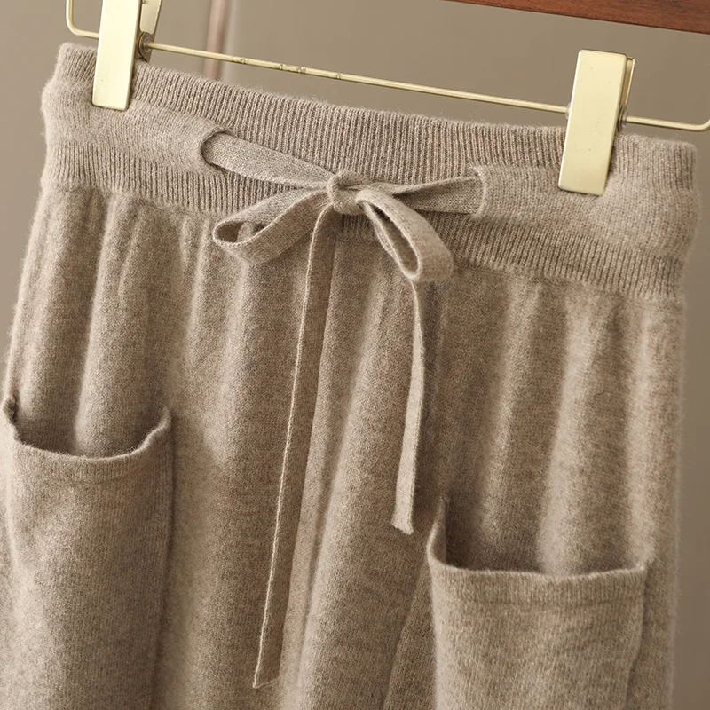 Осень и зима, юбка из 100% чистой шерсти - Фотография_5