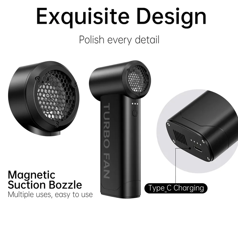 Ручной мини-турбореактивный вентилятор 450000 об/мин - Фотография_2