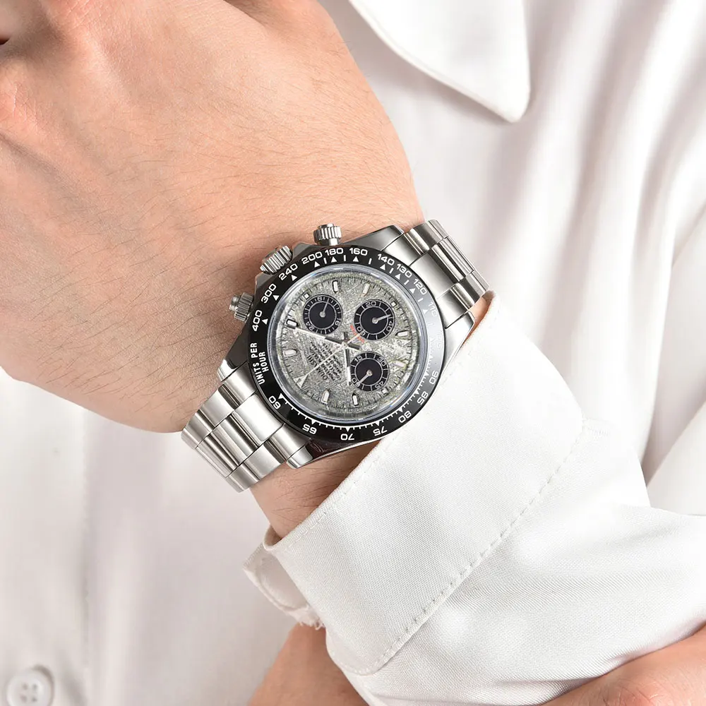 Мужские наручные часы диаметром 39 мм с хронографом механизма vk63 - Фотография_4