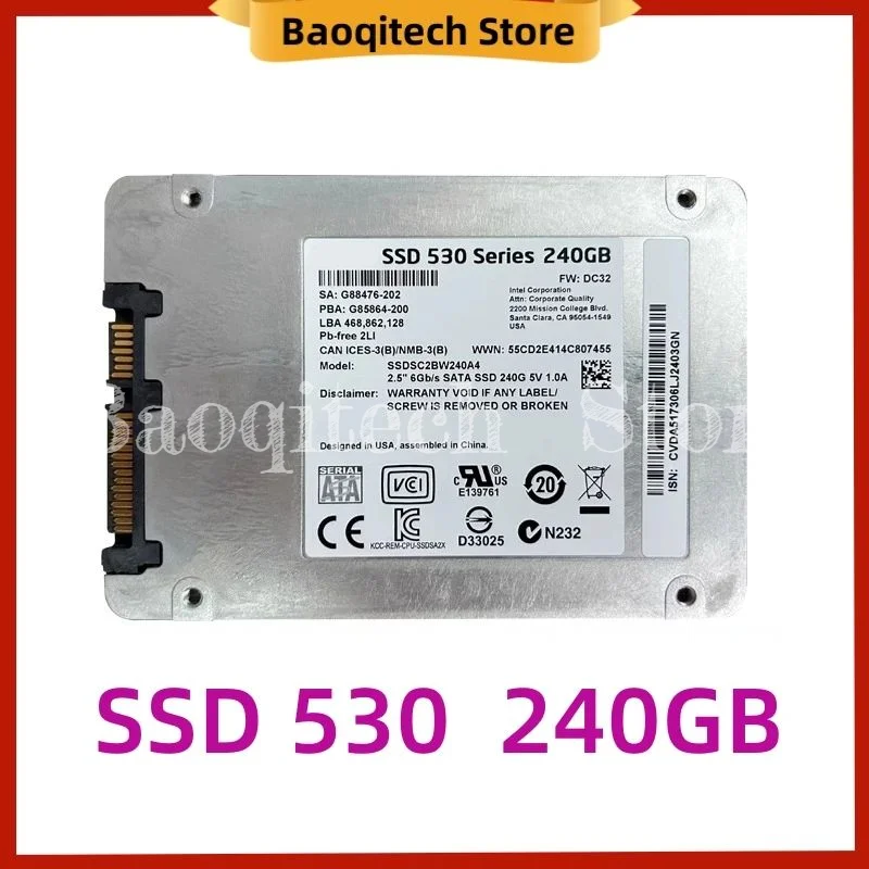 Совершенно новый оригинальный ssd s3500 80 гб 530 240 гб sata3 mlc чип 2 - Фотография_2