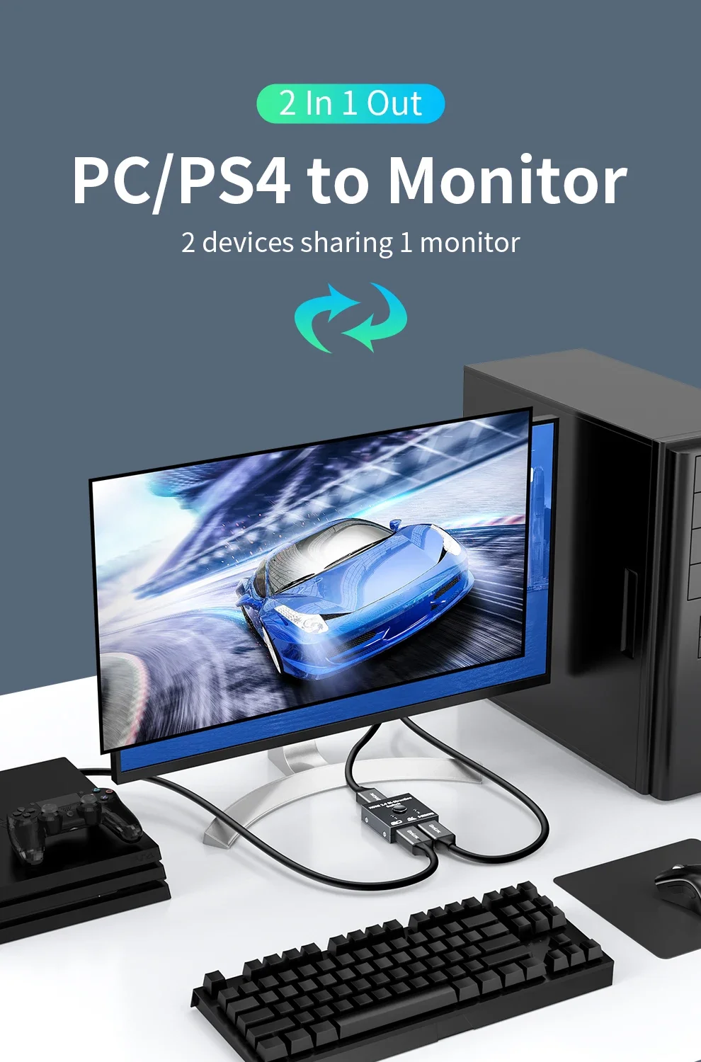 Hdmi-переключатель hoom 4k 8k 60 гц - Фотография_6
