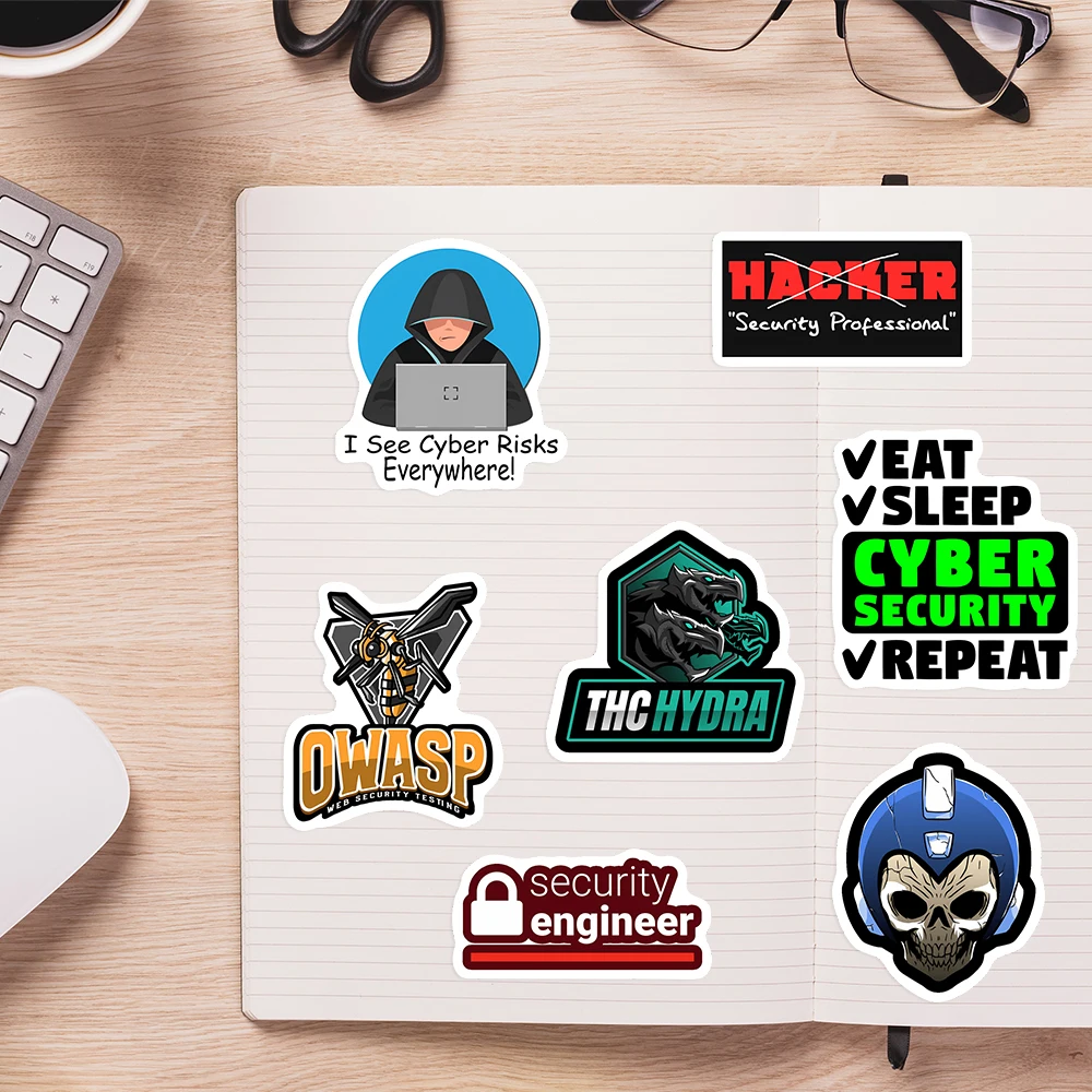 Cybersecurity hackers сетевые наклейки - Фотография_4