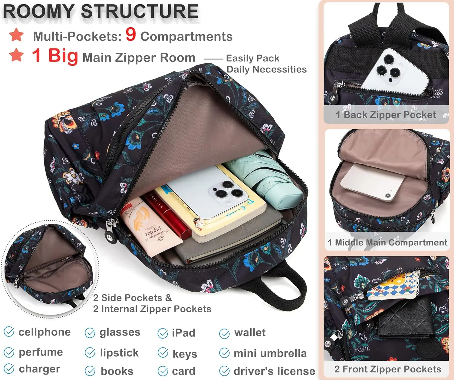 Мини-рюкзак-кошелек для женщин - Фотография_5