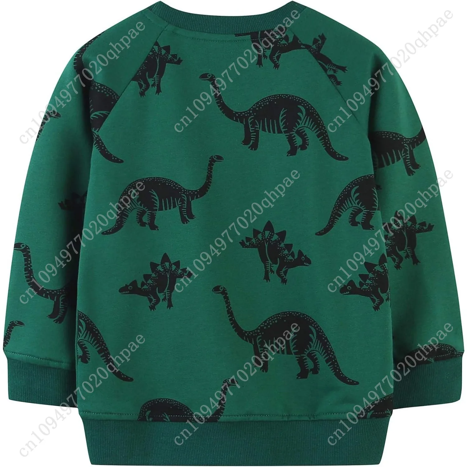 Хлопковая толстовка с круглым вырезом для маленьких мальчиков - Фотография_6