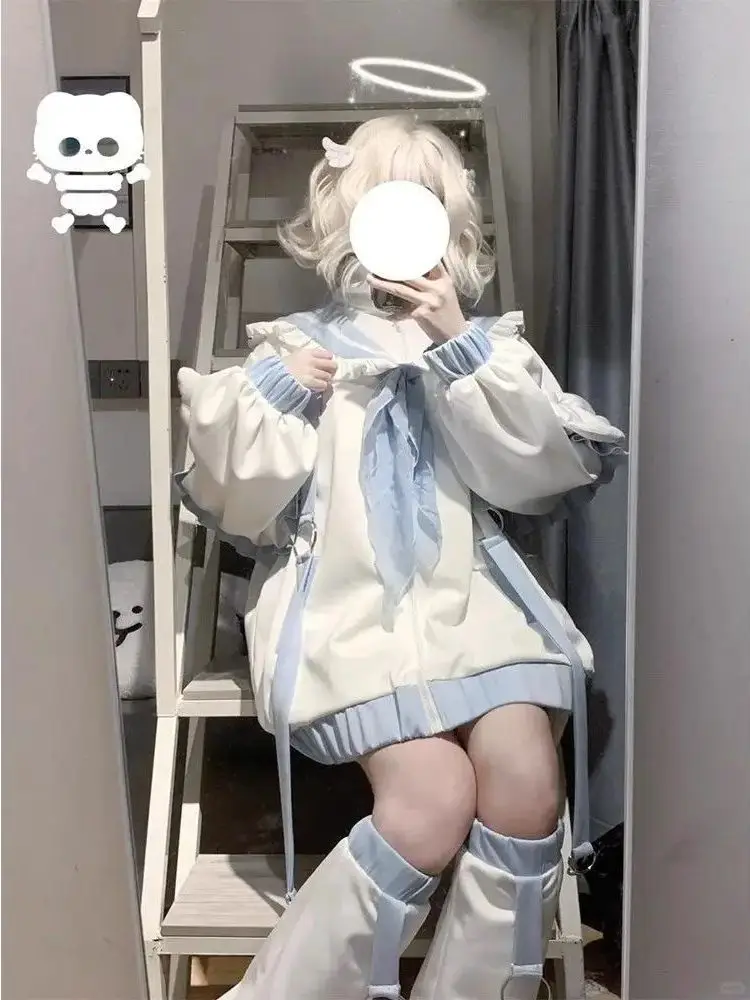 Джемпер в студенческом стиле для девочек - Фотография_5