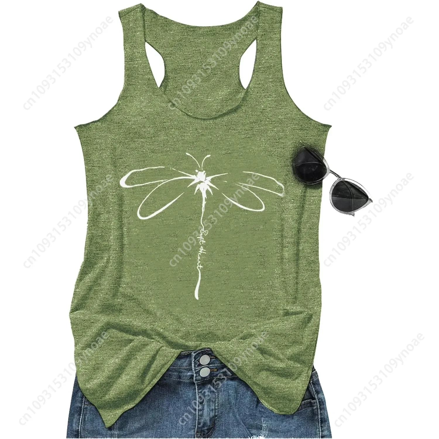 Мандала винтажные топы на бретелях с графическим принтом - Фотография_3