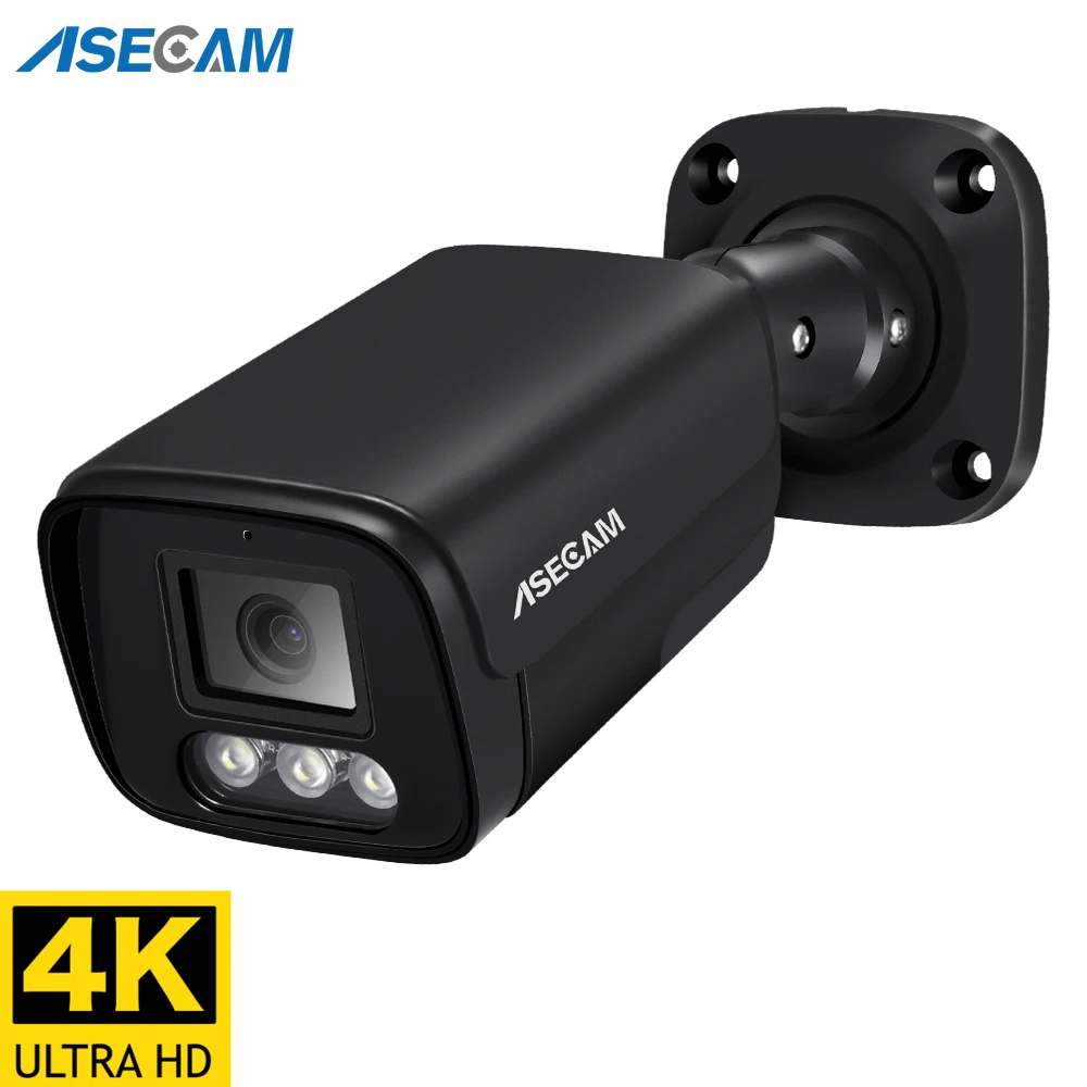 Asecam 8мп 4k камера аудио poe h