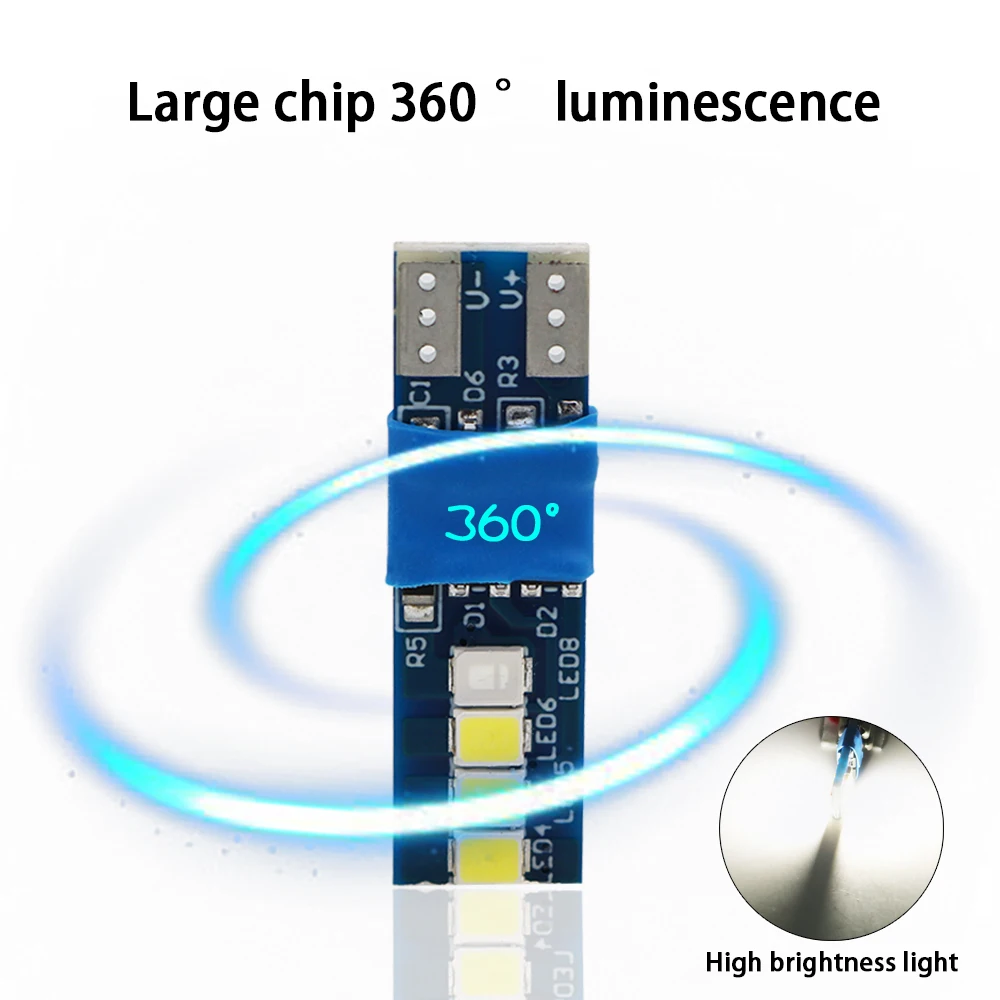 Canbus w5w t10 8smd 2835 автоматический - Фотография_2