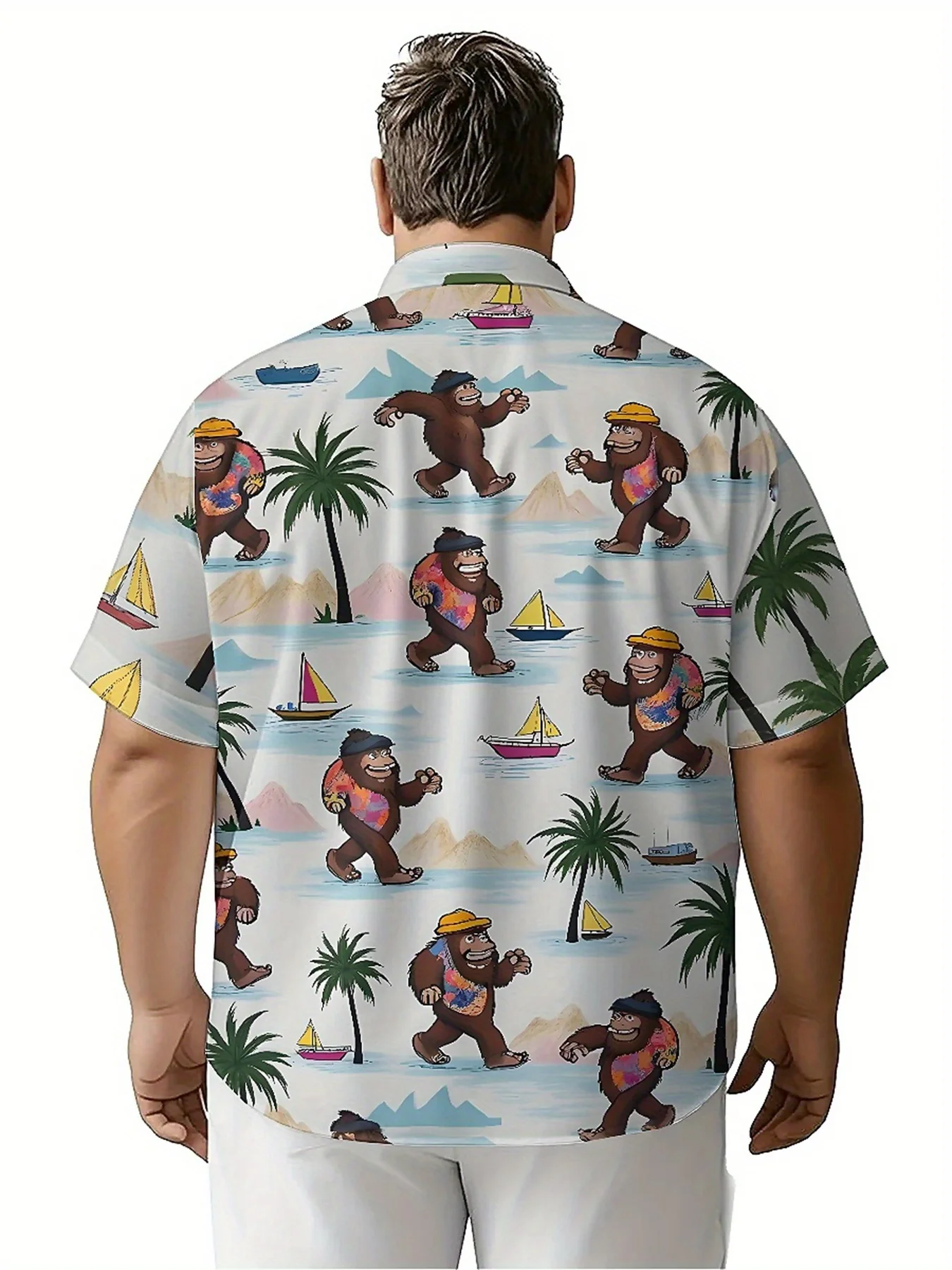 Мужские гавайские рубашки больших - Фотография_3