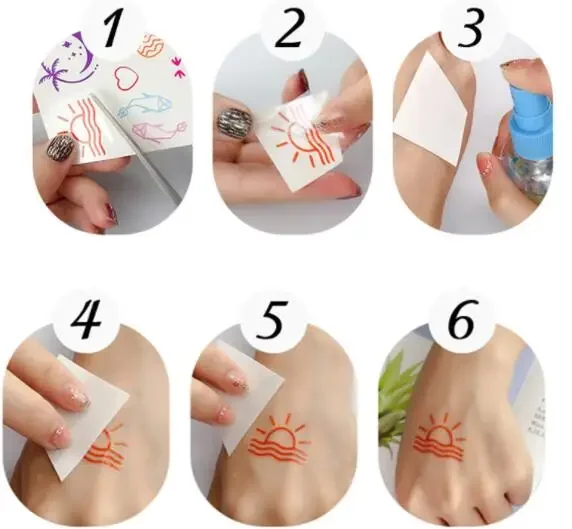 1 компл. хэллоуин лицо татуировки - Фотография_6