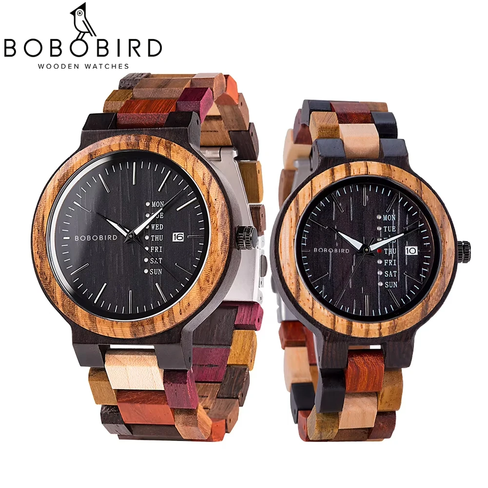 Bobo bird деревянные часы для мужчин