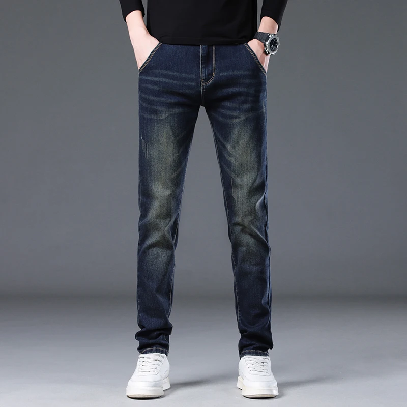 Корейские узкие брюки четыре сезона - Фотография_4