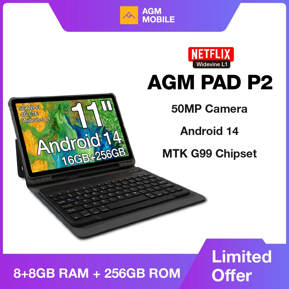 Планшет agm pad p2 8 гб + 256 гб