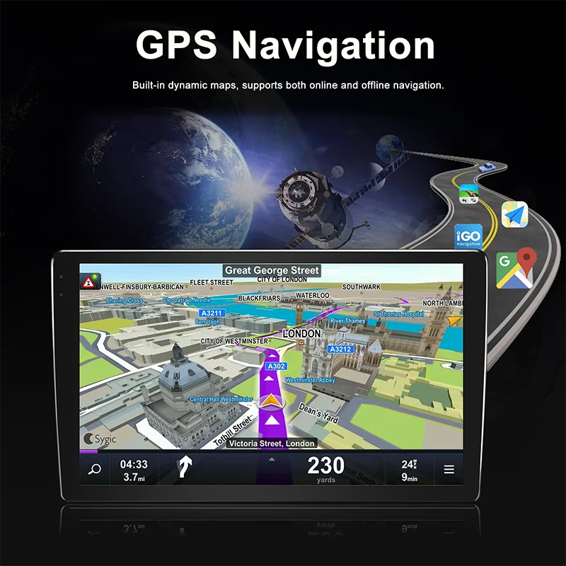 10-дюймовый android-радио carplay для ford fusion mondeo 2002-2012 - Фотография_6