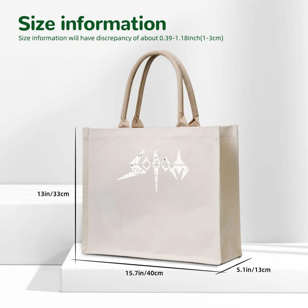 Sodom band logo awesome tote bag - Фотография_5