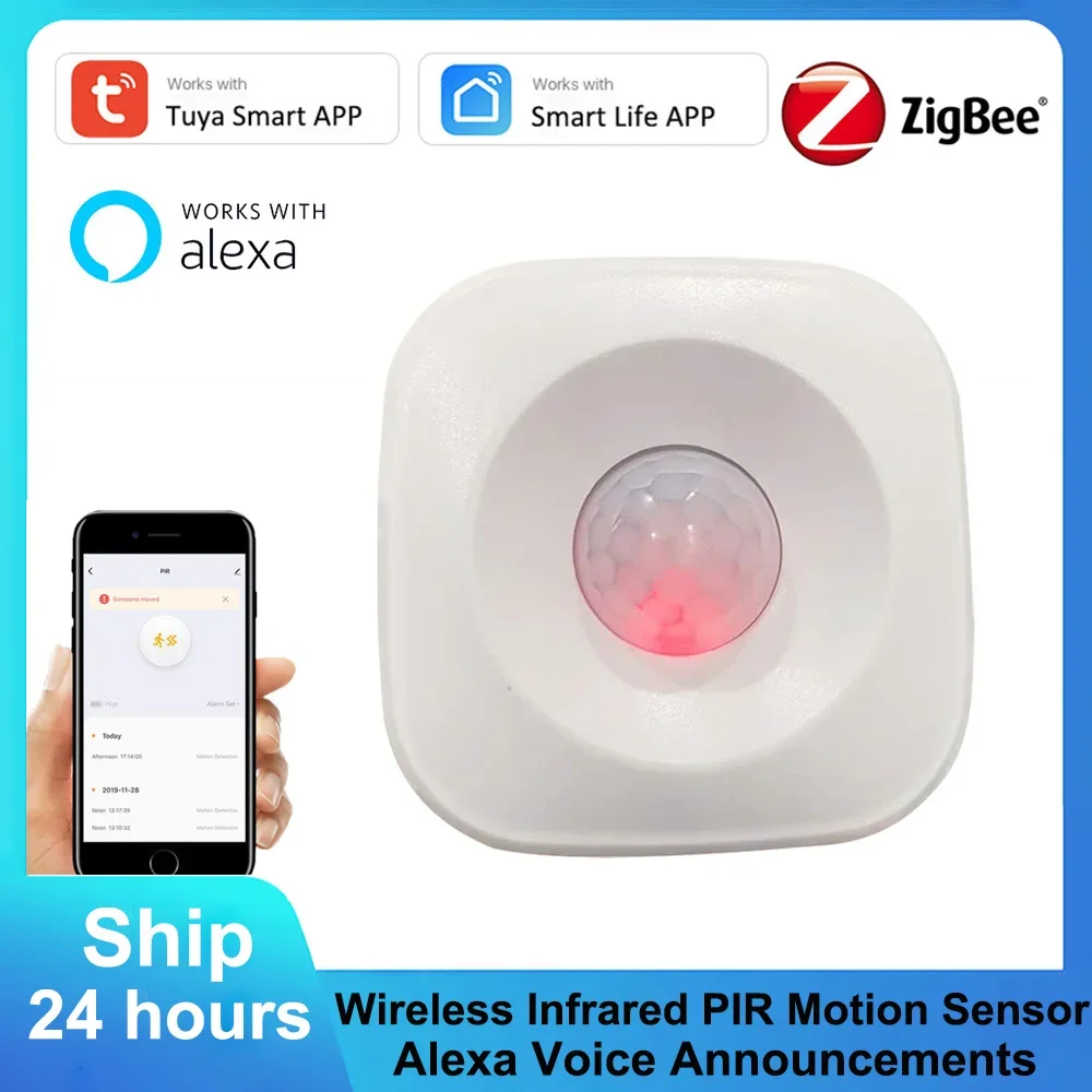 Смарт-датчик движения tuya zigbee