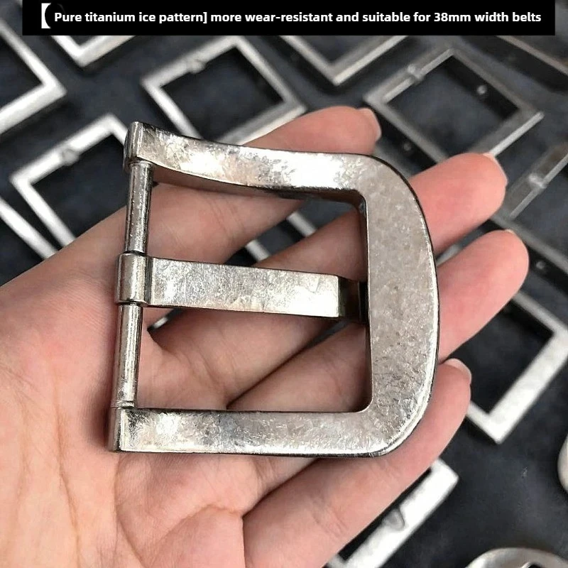 Ремень из чистого титана 4 см с - Фотография_3