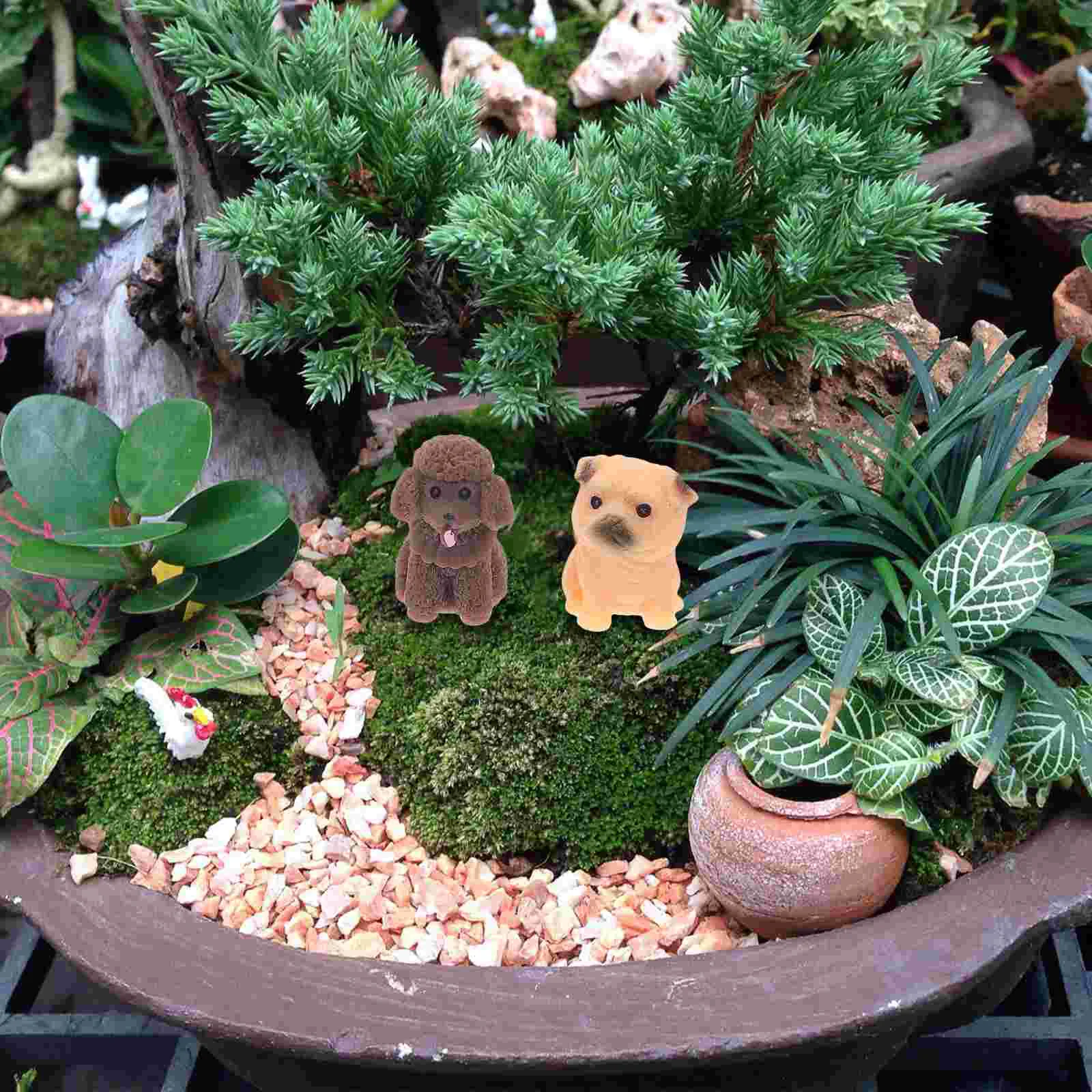 Микропейзаж, статуя щенка - Фотография_6