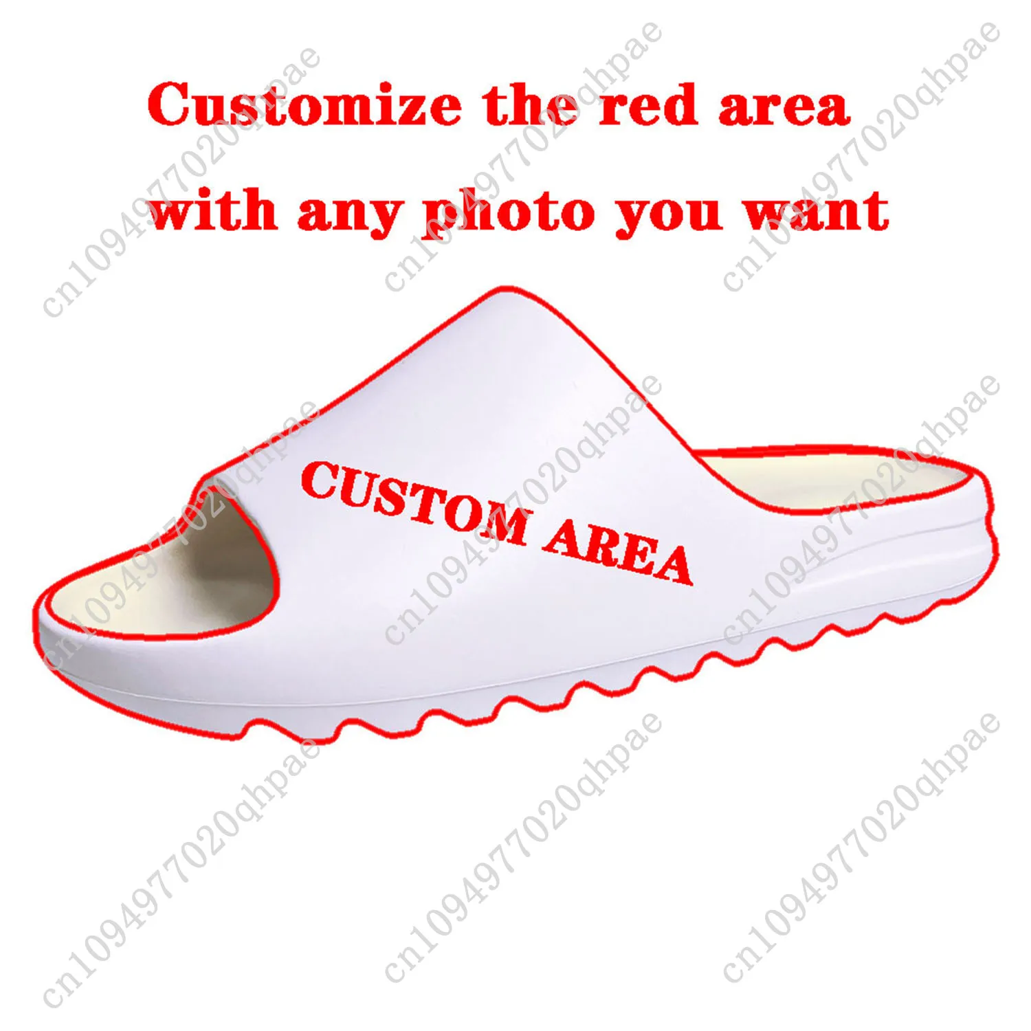 Бордовые тапочки на мягкой подошве на заказ - Фотография_3