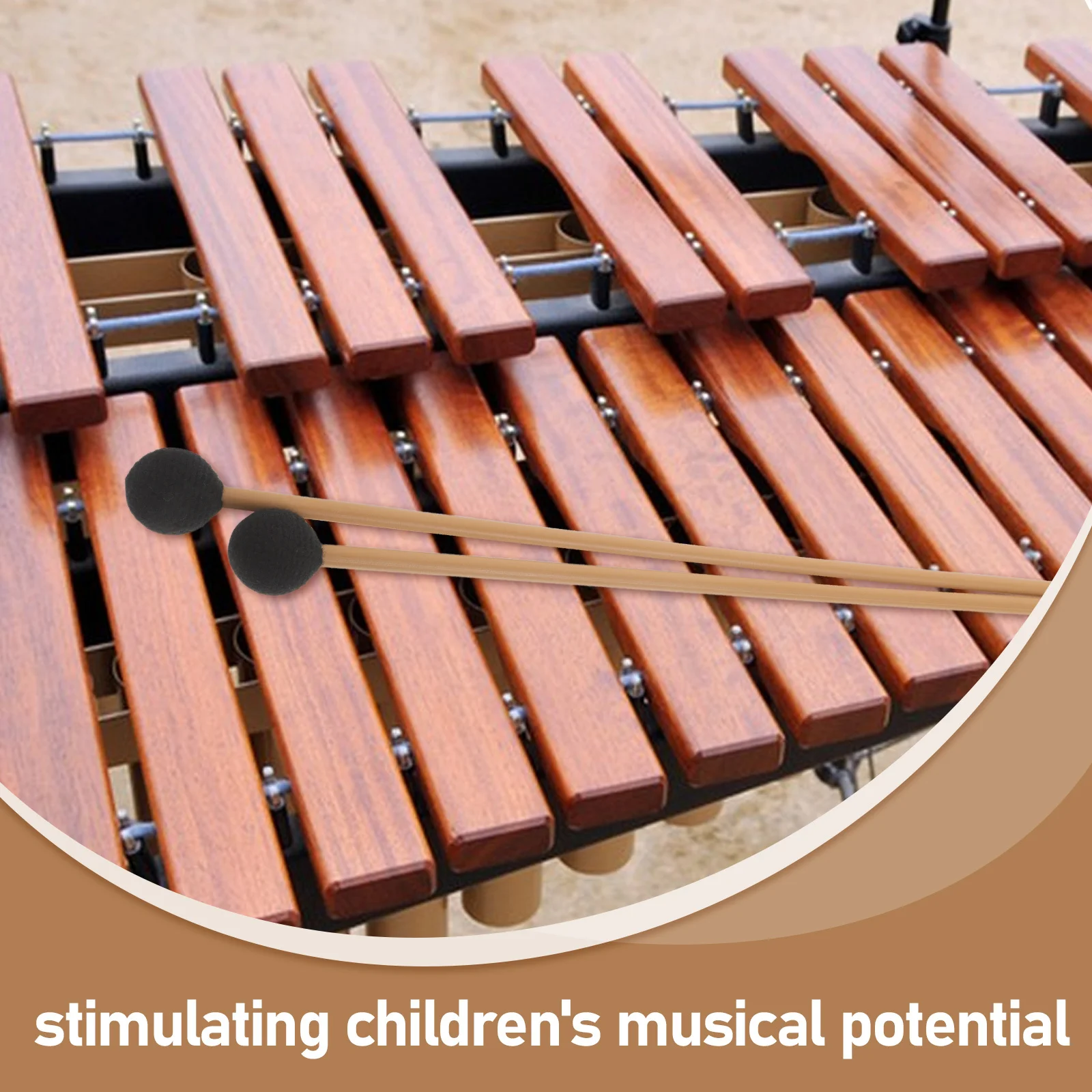 1 пара молотков из пряжи с мягкой пластиковой ручкой - Фотография_6