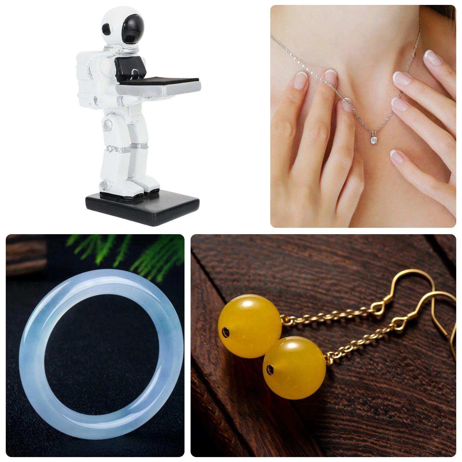 Смоляная подставка для часов в форме астронавта