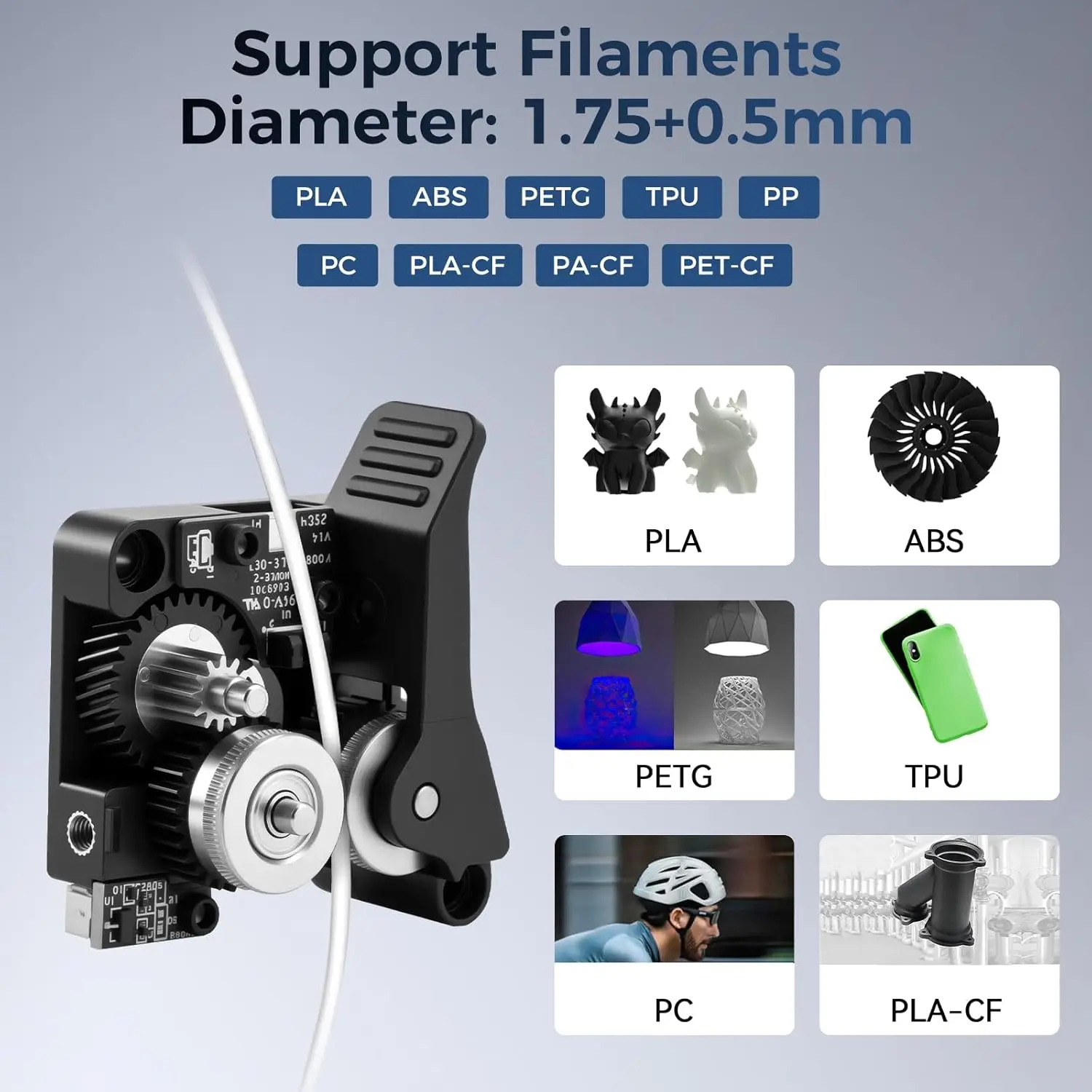 Комплект экструзионных шестерен k2 plus/k2/k2 pro - Фотография_5