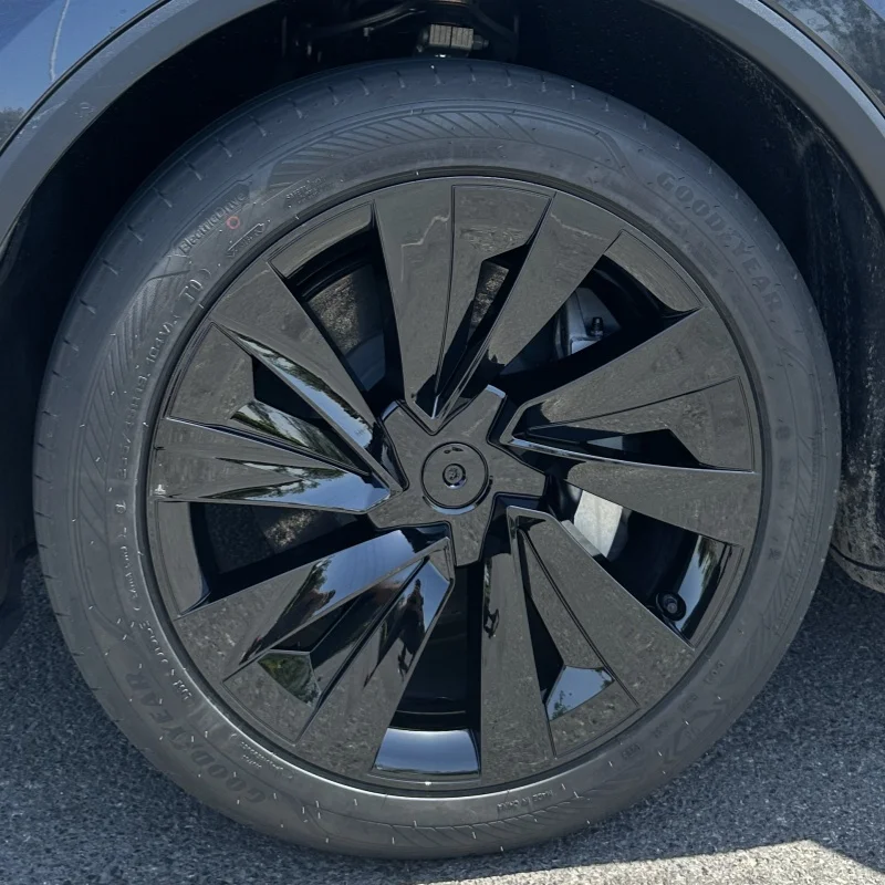 Колпаки 19 дюймов для tesla model y juniper performance - Фотография_2